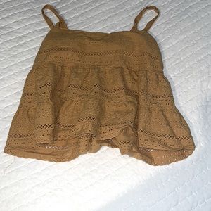 Tan-ish Brown crop-top
